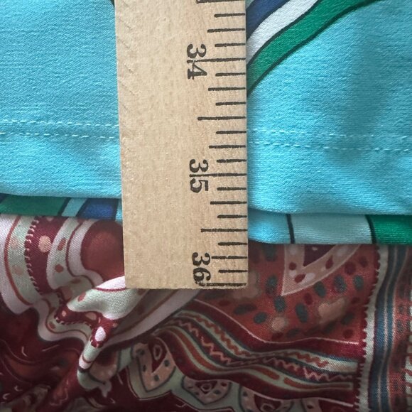 Chicos Womens 1P (M) Petite Abstract Floral Mini Dress Tropical Vacation Boho - Picture 8 of 8